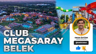 Club Megasaray Belek Detaylı Vlog  Antalya Ultra Her şey Dahil Otel  İçinde Burgerci Olan Otel [upl. by Inacana]