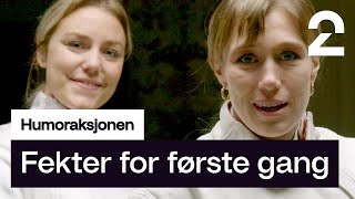 Komikere fekter for første gang  Humoraksjonen  TV 2 [upl. by Ermin327]