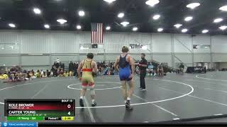 boutNo 138 Kole Brower Illinois JR GR Vs Carter Young Oklahoma Outlaws GR BLUE [upl. by Bell]