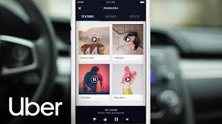 Listening to Music with Pandora via the App Driver App  Uber [upl. by Ahsiem799]