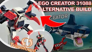 LEGO CREATOR 31088 Alternative Build  Transformable bird mech “HAGEWASHI”  MOC [upl. by Hersch]