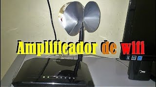 Amplificador de wifi feito com latinhas  AUMENTE O ALCANCE DO SINAL WIFI COM LATINHAS [upl. by Adnarom540]