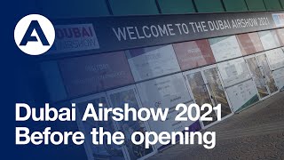 DubaiAirshow 2021 Before the opening [upl. by Llerroj]