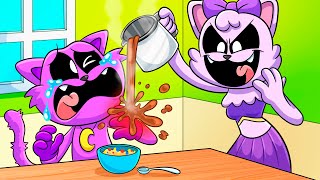 CATNAP Sister HATED CATNAP Brother Poppy Playtime Animation [upl. by Akirahc]