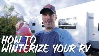 How To Winterize An RV [upl. by Ymmaj]