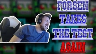 Forsen Takes The Cancer Music Test Again [upl. by Htezzil730]