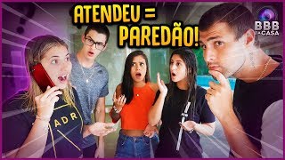 QUEM ATENDER O TELEFONE VAI PARA O PAREDÃO  BBB DA CASA  REZENDE EVIL [upl. by Forlini]