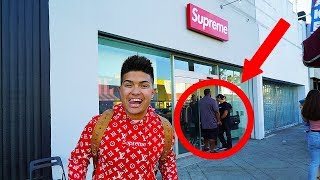 GIVING FAKE SUPREME TO SUPREME EMPLOYEES [upl. by Nylednarb]