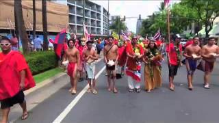 KU KIAI He HAWAII Au PONOSIZE Unity March 8915 ‪ [upl. by Yclek751]