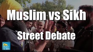 Must Watch Muslim Vs Sikh  Street Debatequot 7 Sikhs  Speakers Corner Hyde Park [upl. by Tiossem]