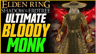 New Best DexStrength Build Ultimate Bloody Monk Martial Arts Build Guide  Elden Ring DLC [upl. by Mcnalley109]