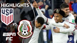 Christian Pulisic amp Weston McKennie shine in USMNTs win vs Mexico  WCQ Highlights  ESPN FC [upl. by Riehl]