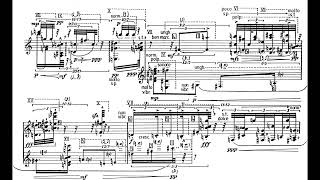 Ferneyhough  Kurze Schatten 1990 with score [upl. by Rramed]