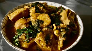 Palak Chicken Recipe  Spinach Chicken Recipe  How To Make Palak Chicken [upl. by Berl]