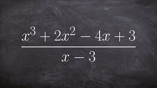 Dividing polynomials by synthetic division and rewriting using the division algorithm [upl. by Anemix]