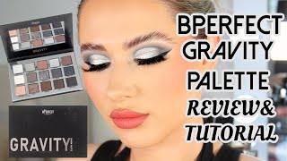 bPerfect Gravity Shadow Palette Review amp Silver Cut Crease Tutorial 🩶 [upl. by Butterworth]