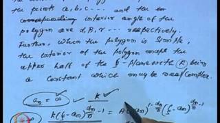 Mod13 Lec17 Schwarz  Christoffel Transformation [upl. by Gradey443]