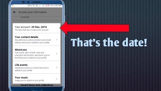 How to add joined date in Facebook profile [upl. by Lustick]