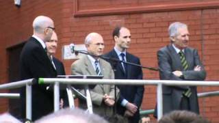 Unveiling Of The Jock Stein Statue Celtic Park 5th March 2011 [upl. by Losyram510]