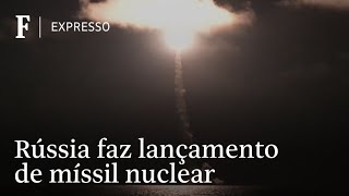 Rússia faz lançamento de míssil nuclear [upl. by Selim207]