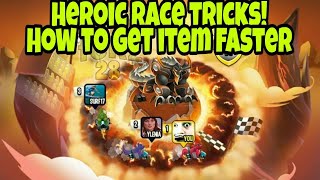 TRICK HOW TO GET ITEM FASTER  HEROIC RACE HIGH PORTAL DRAGON [upl. by Annod]