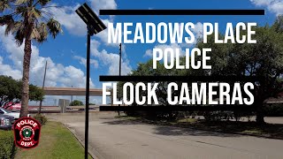 Meadows Place Police  Flock Cameras [upl. by Arrimat95]