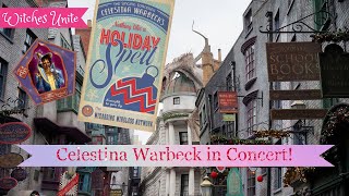 Celestina Warbeck Singing sorceress and The Banshees in Diagon Alley at Universal Studios Orlando [upl. by Mignon]