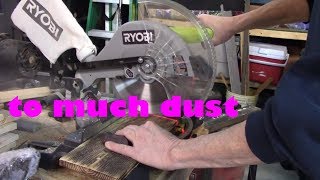 Miter Saw Dust Collection DIY [upl. by Alket727]