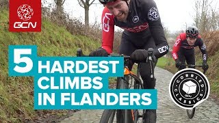 The 5 Hardest Cobbled Climbs In Flanders [upl. by Rip234]