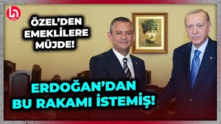 Özgür Özel Erdoğandan emekliler için bu rakamı istemiş [upl. by Yenitirb]