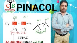 Pinacol  What is Pinacol  IUPAC of Pinacol  PINACOL chemistry english organicreaction [upl. by Anyrtak]