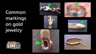 Identifying markings on gold jewelry [upl. by Angela]