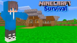 fizemos uma base inicial na serie Minecraft survival EP 2 minecraft [upl. by Lyndel]