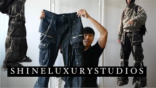 Shine Luxury Studios quotNementhonquot Flared Cargos amp quotLacrossequot Modular Chain  Review  Styling [upl. by Yelekreb]