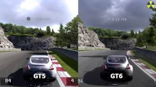 Gran Turismo 5 vs Gran Turismo 6 COMPARISON  Nissans  Grand Valley East Reverse  HD [upl. by Buckingham]