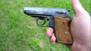 Shooting a 1933 Walther PPK in 32acp [upl. by Aicssej]