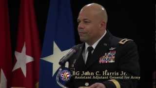 BG John C Harris  Promotion Speech [upl. by Wendalyn]