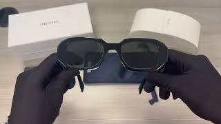 Prada Sunglasses SPR17W 1AB5S0 [upl. by Eikkin]