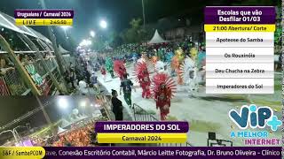 Segunda Noite de Desfiles Carnaval de Uruguaiana 2024 [upl. by Axela]