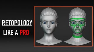 Blender Retopology Tutorial  For Beginners [upl. by Sulakcin]