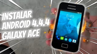 Como instalar Android 444 KitKat en el Galaxy Ace GTS5830i CM11 [upl. by Markowitz]