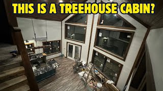 Creekside Treehouse Cabin Build  Final Stages [upl. by Yarrum572]