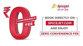 SpiceJet Zero Convenience Offer on Flight Booking [upl. by Aerbua]