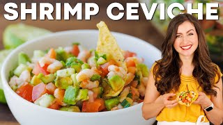 Quick and Easy SHRIMP CEVICHE Recipe [upl. by Yrroc]