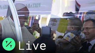 Pope Francis Kisses Babies Among Crowds During Visit to Thailand [upl. by Arturo163]