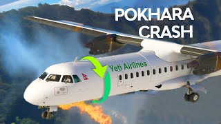 How Yeti Airlines Plane CRASHED In Pokhara [upl. by Mayyahk224]