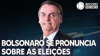 Presidente Jair Bolsonaro faz pronunciamento após resultado das eleições [upl. by Laban]