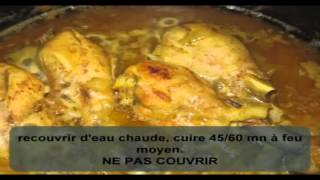 TAGINE ZITOUN ALGERIEN POULET AUX OLIVES httpwwwlecouscousmarocaincom [upl. by Eliza]