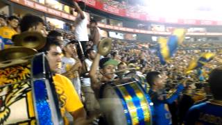 Tigres vs Santos Desde la tribuna 30Sept2014 [upl. by Brathwaite111]