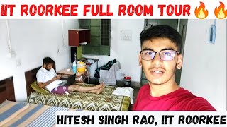 IIT Roorkee Hostel Room Tour  SingleDoubletriple   Complete Tour  Room Tour23 [upl. by Aisereht]